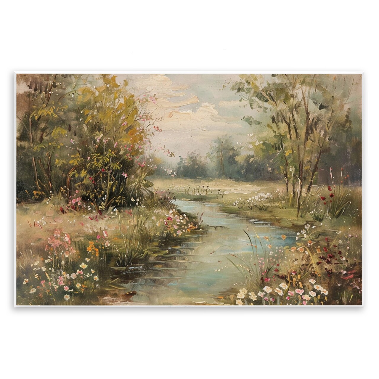 Stupell Industries Spring Stream Landscape Wall Plaque Art Design by LSR Design Studio